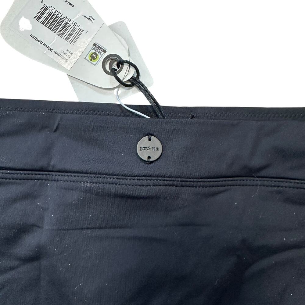 Prana Swimwear Summer Wave Bottom Black Large NWT Beach Pool Vacation - Picture 6 of 6